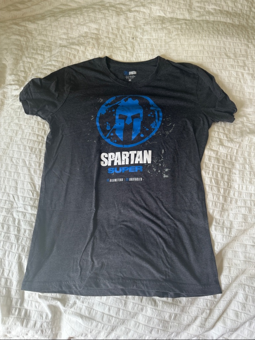 Spartan Black Graphic Tee